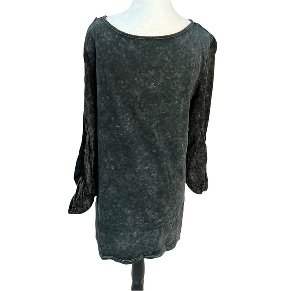 𝅺papa Vancouver Grey Tunic Top T-Shirt Sequin Hems Size S - Picture 6 of 11